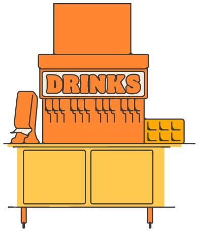 Burger King drink station